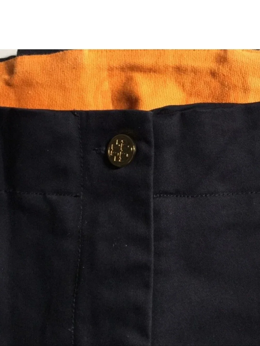 Tory Burch Navy Bermuda Shorts